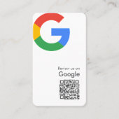 Visite Carte d'entreprise Google Avis | Lien de révision  (Devant)