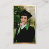 Visite Carte d'enveloppe de remise de diplômes de fonds u (Dos)