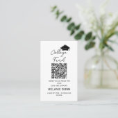 Visite Carte d'enveloppe de remise de diplômes de fonds u (Debout devant)