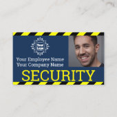 Visite Carte d'identité de garde de sécurité professionne (Devant)