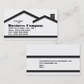 Visite Carte d'immobiliers/entreprise de construction (Devant / Derrière)