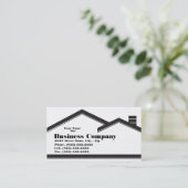 Visite Carte d'immobiliers/entreprise de construction (Debout devant)