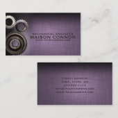 Visite Carte d'industrie mécanique de conception de (Devant / Derrière)