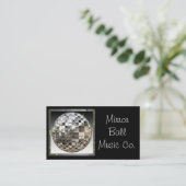 Visite Carte d'industrie musicale de boule de miroir (Debout devant)