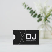 Visite Carte d'industrie musicale de disque vinyle du DJ (Debout devant)