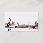 Visite Carte d'industrie musicale - notes Brown de (Dos)