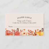 Visite Carte d'insertion de Fleur sauvage de rabat d'auto (Devant)