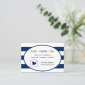 Visite Carte d'insertion de la balise Snap Share Small Bu (Debout devant)