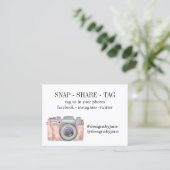 Visite Carte d'insertion de la balise Snap Share Small Bu (Debout devant)