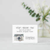 Visite Carte d'insertion de la balise Snap Share Small Bu (Debout devant)