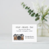 Visite Carte d'insertion de la balise Snap Share Small Bu (Debout devant)