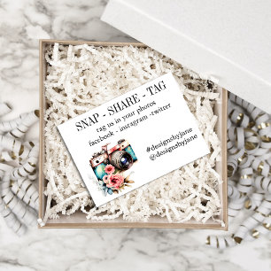 Visite Carte d'insertion de la balise Snap Share Small Bu