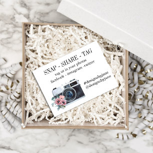 Visite Carte d'insertion de la balise Snap Share Small Bu