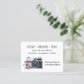Visite Carte d'insertion de la balise Snap Share Small Bu (Debout devant)