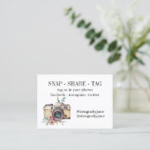 Visite Carte d'insertion de la balise Snap Share Small Bu (Debout devant)