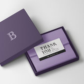 Visite Carte d'insertion de package blanc