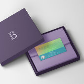 Visite Carte d'insertion de package dégradé
