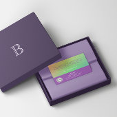 Visite Carte d'insertion de package dégradé