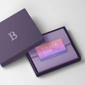 Visite Carte d'insertion de package dégradé