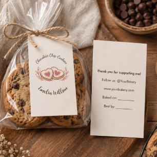Visite Carte d'insertion de produit de boulangerie à domi