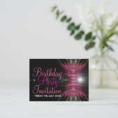 Visite Carte d'invitation de fête d'anniversaire (Debout devant)