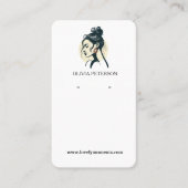 Visite Carte d'oreille pour bijoux de visage de femme (Devant)