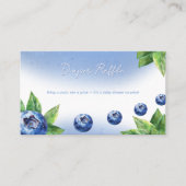 Visite Carte du boîtier du Baby shower de bleuets (Devant)