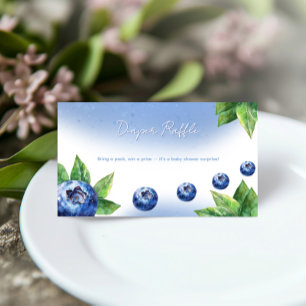 Visite Carte du boîtier du Baby shower de bleuets