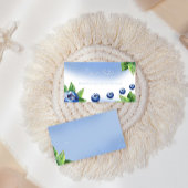 Visite Carte du boîtier du Baby shower de bleuets