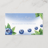 Visite Carte du boîtier du Baby shower de bleuets (Devant)