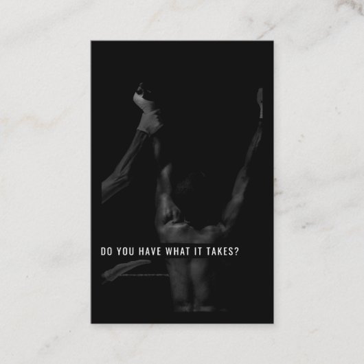 Visite Carte du formateur de motivation et d'inspiration  (Devant)