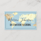 Visite Carte du monde Carte Globe Agence de Voyage Gold B (Devant)