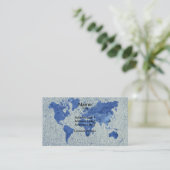 Visite Carte du monde de denim (Debout devant)