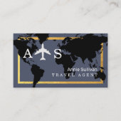 Visite Carte du monde de l'agent de voyage international (Devant)