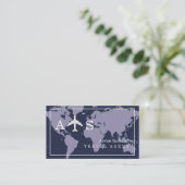Visite Carte du monde Jet de l'agent de voyage internatio (Debout devant)