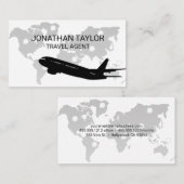 Visite Carte du monde | Marques de localisation | Avion (Devant / Derrière)