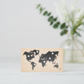 Visite Carte du monde | Marqueurs de localisation (Debout devant)