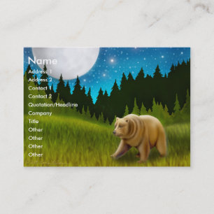 Visite Carte du nord de profil d'ours