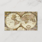 Visite Carte du Vieux Monde antique par Frederick de Wit, (Dos)