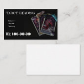 VISITE CARTE ÉDITABLE DE LECTURE DE TAROT (Devant / Derrière)