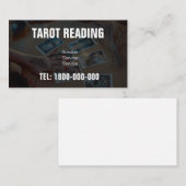 VISITE CARTE ÉDITABLE DE LECTURE DE TAROT (Devant / Derrière)