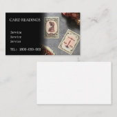 VISITE CARTE ÉDITABLE DE LECTURE DE TAROT (Devant / Derrière)