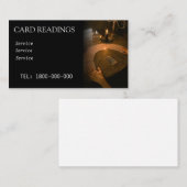 VISITE CARTE ÉDITABLE DE LECTURE DE TAROT (Devant / Derrière)