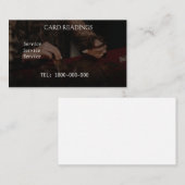 VISITE CARTE ÉDITABLE DE LECTURE DE TAROT (Devant / Derrière)