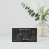 VISITE CARTE ÉDITABLE DE LECTURE DE TAROT (Debout devant)