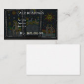 VISITE CARTE ÉDITABLE DE LECTURE DE TAROT (Devant / Derrière)