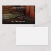 VISITE CARTE ÉDITABLE DE LECTURE DE TAROT (Devant / Derrière)