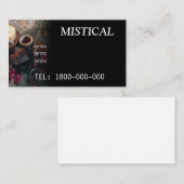 VISITE CARTE ÉDITABLE DE LECTURE DE TAROT (Devant / Derrière)