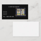 VISITE CARTE ÉDITABLE DE LECTURE DE TAROT (Devant / Derrière)
