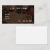 VISITE CARTE ÉDITABLE DE LECTURE DE TAROT (Devant / Derrière)